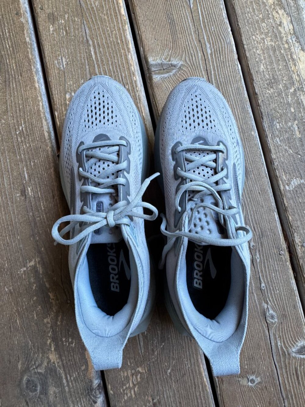 BROOKS Glycerin 23 Running Shoe Gray/Blackened Pearl in Men's 9 - Picture 10 of 13